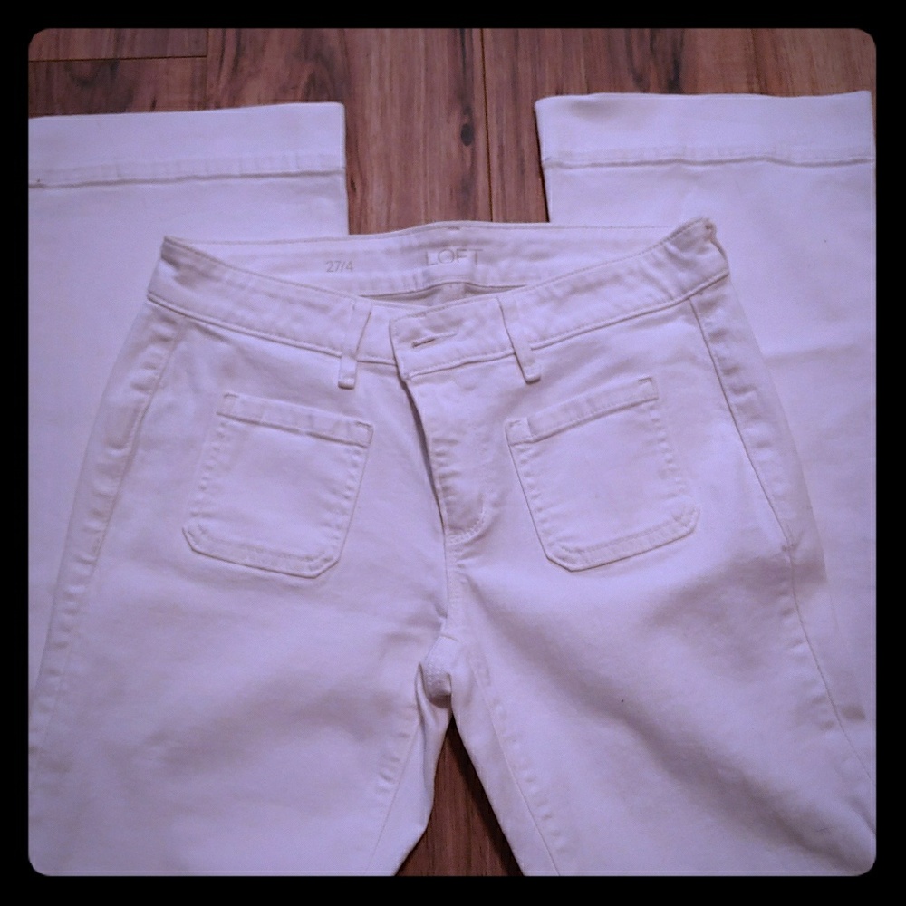 White LOFT jeans